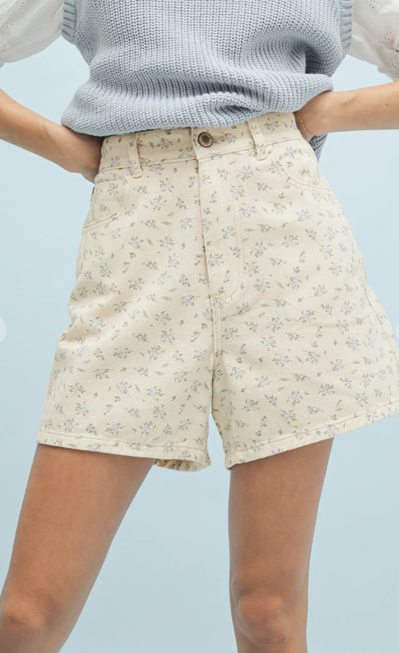 Floral Print Shorts
