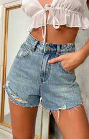 Blue Denim Shorts